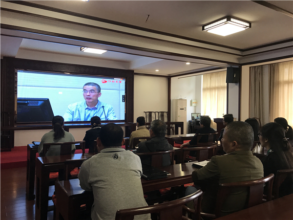 匯才黨支部組織觀看“紅船黨課”——走向新征程，學習黨的十九大精神